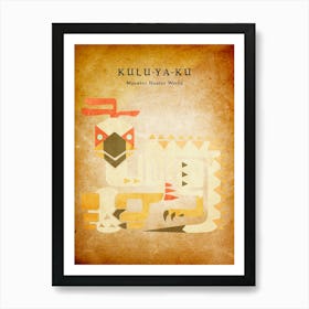 Kulu Ya Ku Vintage Art Print