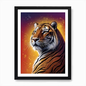 Tiger 10 Art Print