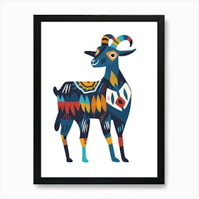 Goat Illustration 4 Art Print