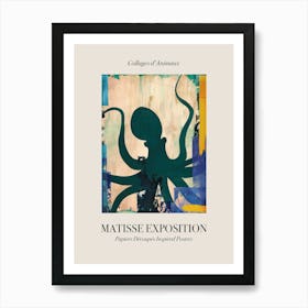 Octopus 1 Matisse Inspired Exposition Animals Poster Art Print
