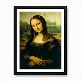 Mona Lisa Sleeps Art Print