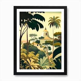 Isla Mujeres Mexico Rousseau Inspired Tropical Destination Art Print