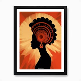 African Symbolism 1 Art Print