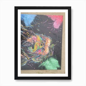 Splatter Painting Art Print