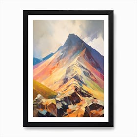 Cadair Idris Wales 2 Mountain Painting Art Print