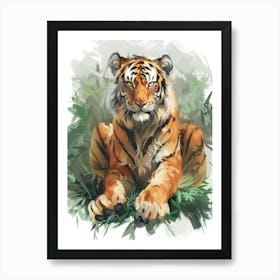 Tiger 40 Art Print