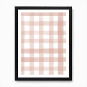 Gingham Art Print