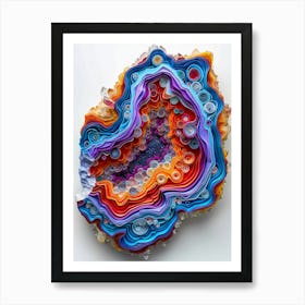 Agate Art Print