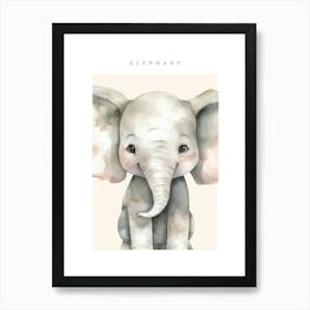 Elephant Nursery Print Art Print