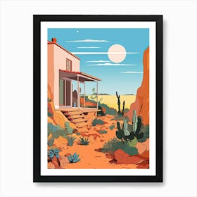 Algarve, Portugal, Graphic Illustration 2 Art Print