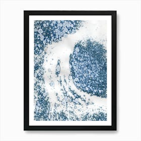 Abstraction Blue Ocean 1 Art Print