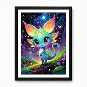 Cute Dragon Art Print