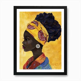 African Woman 9 Art Print