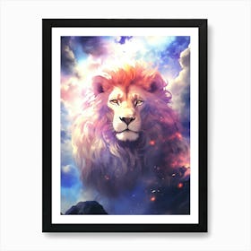 Lion In The Sky 4 Art Print