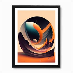 Phase Comic Space Space Art Print