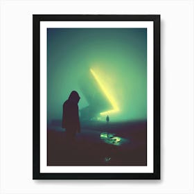 Together Alone in Deep Fog | The Art of Solitude Art Print