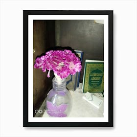 Carnations In A Vase Art Print