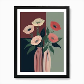 Flowers In A Vase 54 Art Print