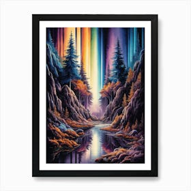 Rainbow River Art Print