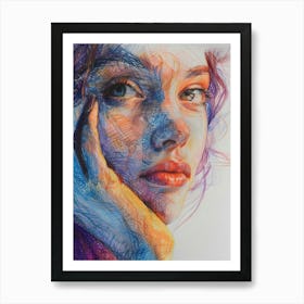 Contemporary Woman 25 Art Print