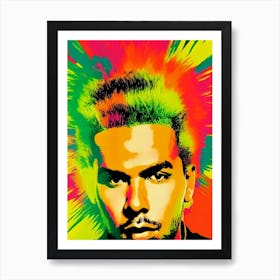 Afrojack Colourful Pop Art Art Print