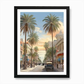 Palmetto Street Art Print