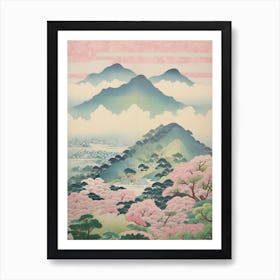 Mount Nasu In Tochigi, Japanese Landscape 2 Art Print