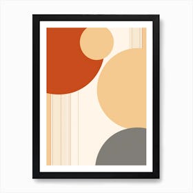 Abstract Circles Art Print