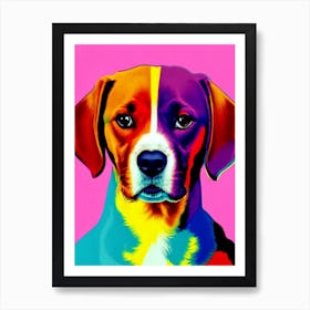 Beagle Andy Warhol Style Dog Art Print