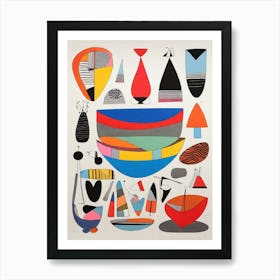 Sailboats Art Print