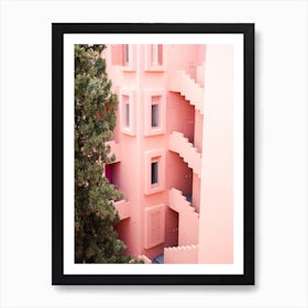 Muralla Roja Pinks Art Print