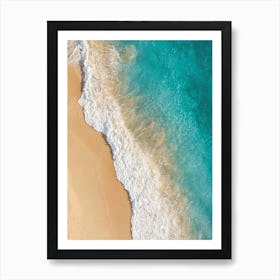 Aerial Beach Scene 2 Art Print