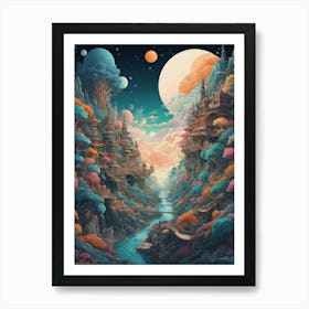 City In The Sky Art Print