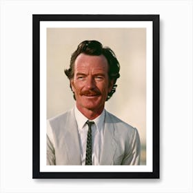 Bryan Cranston Retro Collage Movies Art Print