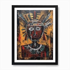 Cultural Kaleidoscope: African Art and Decor Enchantment Art Print