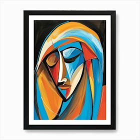 Woman'S Face 119 Art Print