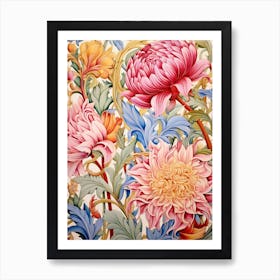 Chrysanthemums 10 Art Print