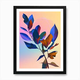 Abstract Leaves 12 Art Print