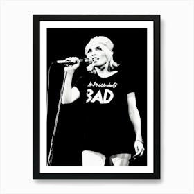 Debbie Harry Of Blondie Performs On Stage At The Hammersmith Odeon, London, England, January 1980 Art Print