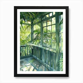 Tropical Porch Art Print