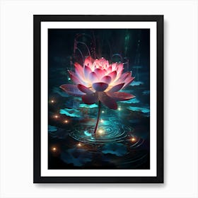 Lotus Flower 12 Art Print