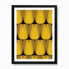 Tulip_Yellow Art Print