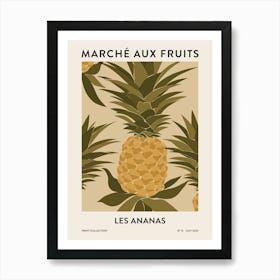 Fruit Market - Pineapples Art Print