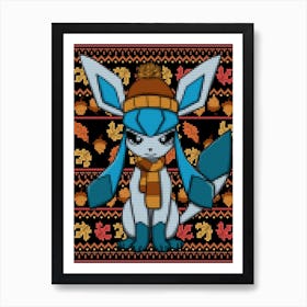 Fall Glaceon Sweater - Pokemon Autumn Affiche