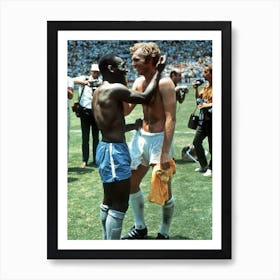 Pele And Bobby Moore, 1970 Art Print