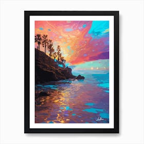 Beautiful Fantasy Island Art Print