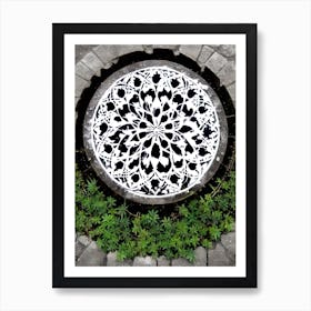 Circular Manhole Cover Art Print