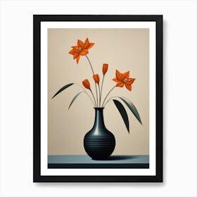 Flowers In A Vase 14 Art Print