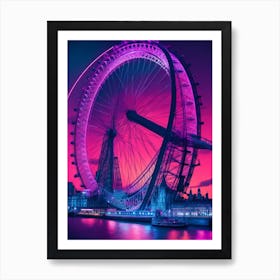 London Eye Travel Art Print