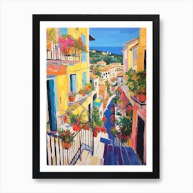 Sorrento Italy 2 Fauvist Painting Art Print